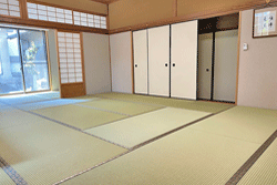 日本伝統家屋　和紙畳