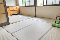 和紙畳　灰桜色